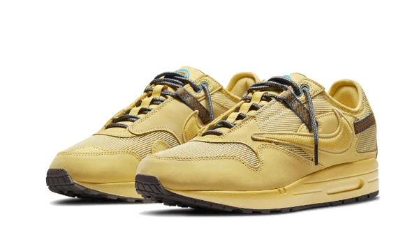Air Max 1 Travis Scott Cactus Jack Saturn Gold - Kup oryginalne Air Max 1 Travis Scott Cactus Jack Saturn Gold DO9392-700 - widok z drugiego boku - Sneakersy