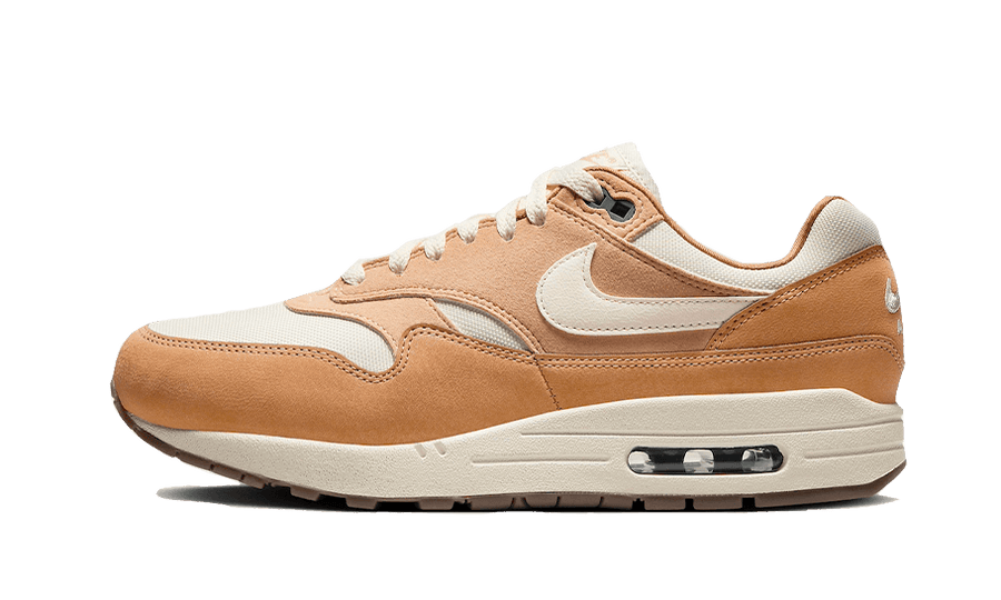 Nike Air Max 1 Wheat biały-zielony - widok główny z boku | Saturaise.com