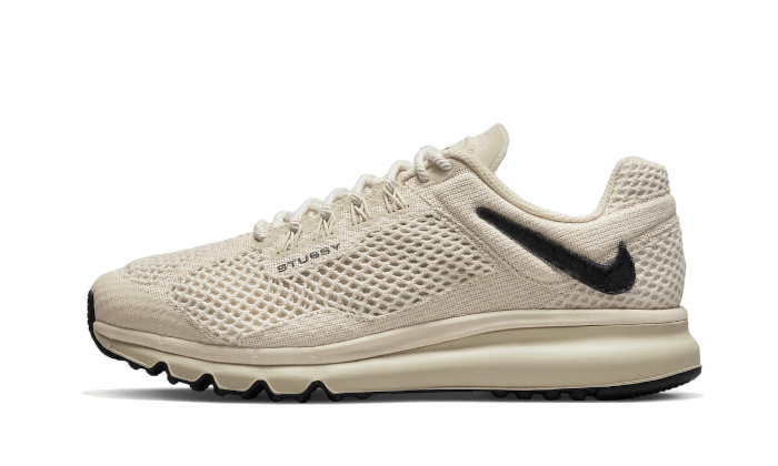 Nike Air Max 2013 Stussy Fossil czarny-beżowy - widok główny z boku | Saturaise.com
