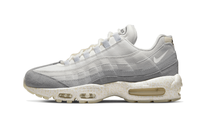 Nike Air Max 95 Light Bone biały-szary - widok główny z boku | Saturaise.com