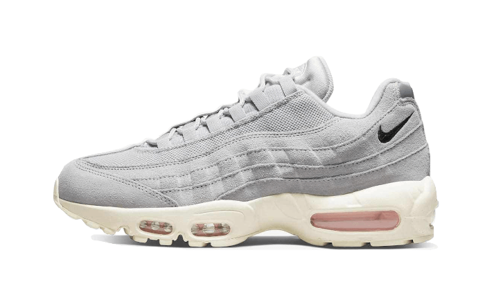 Nike Air Max 95 NH Grey Fog szary-różowy - widok główny z boku | Saturaise.com