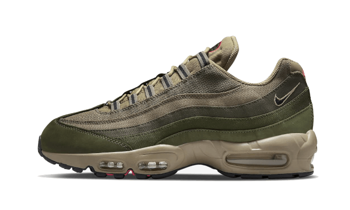 Nike Air Max 95 Rough Green czarny-zielony - widok główny z boku | Saturaise.com