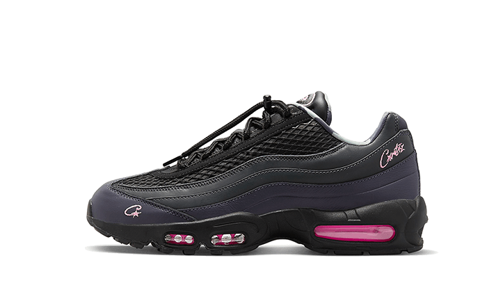 Nike Air Max 95 SP Corteiz Pink Beam czarny-szary - widok główny z boku | Saturaise.com
