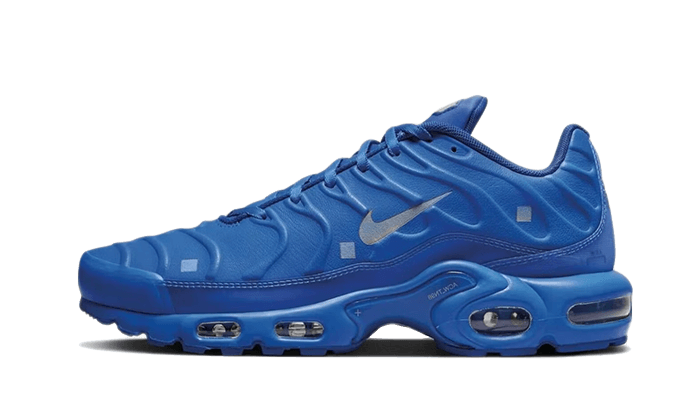 Nike Air Max Plus A-COLD-WALL Varsity Royal czarno-niebieski - widok główny z boku | Saturaise.com