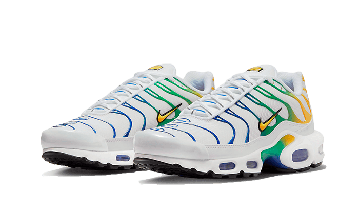 Kup oryginalne Air Max Plus Brazil DZ3671-101 - widok z drugiego boku - Sneakersy