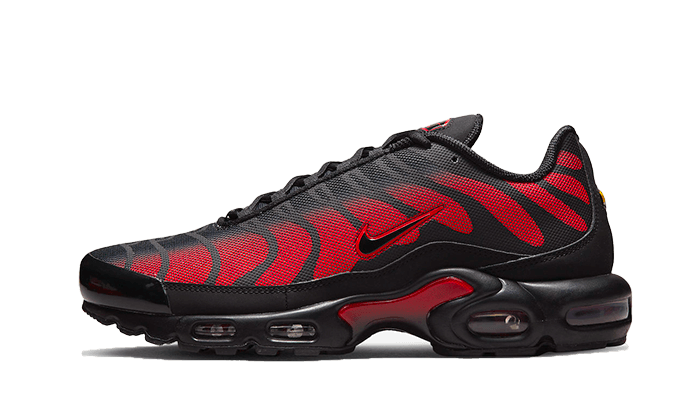 Nike Air Max Plus Bred Reflective czarno-czerwony - widok główny z boku | Saturaise.com