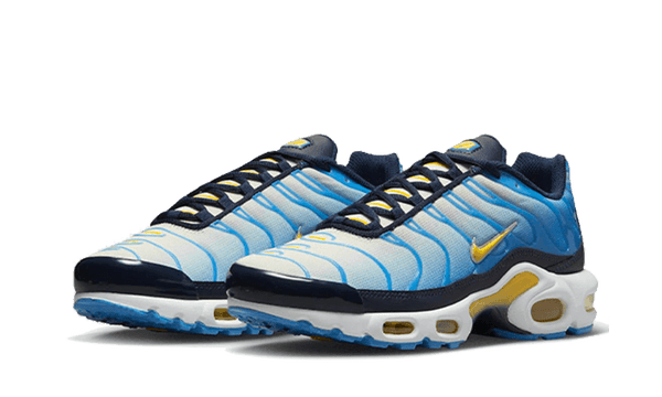 Air Max Plus University Blue Topaz Gold - Kup oryginalne Air Max Plus University Blue Topaz Gold FD9871-400 - widok z drugiego boku - Sneakersy