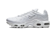 Nike Air Max Plus Triple White biały-srebrny - widok główny z boku | Saturaise.com