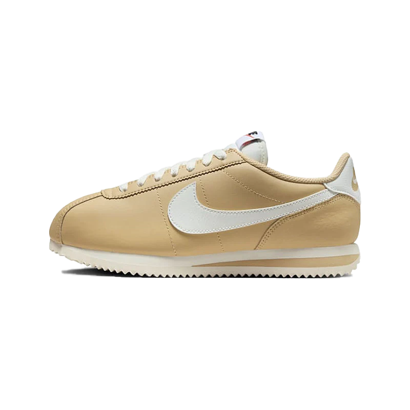 Nike Nike Cortez Leather Sesame Sail czarno-szary - widok główny z boku | Saturaise.com