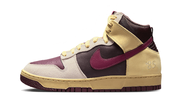 Nike Dunk High 1985 Valentine’s Day biały-różowy - widok główny z boku | Saturaise.com