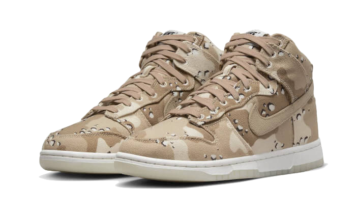 Kup oryginalne Nike Dunk High "Desert Camo - widok z drugiego boku - Sneakersy