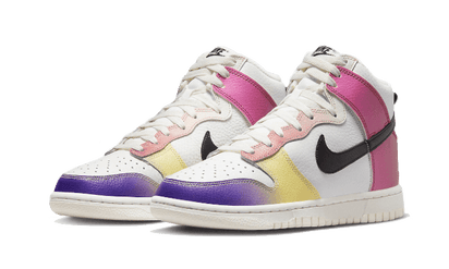 Kup oryginalne Dunk High Multi-Color Gradient - widok z drugiego boku - Sneakersy