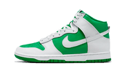 Nike Dunk High Pine Green zielono-czarny - widok główny z boku | Saturaise.com