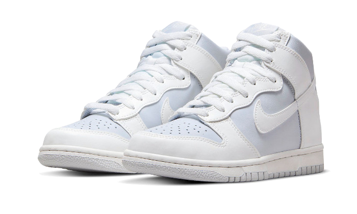 Kup oryginalne Dunk High Summit White Football Grey - widok z drugiego boku - Sneakersy