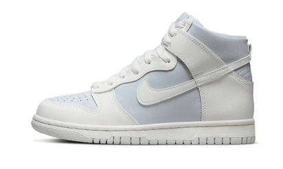 Nike Dunk High Summit White Football Grey biały-szary - widok główny z boku | Saturaise.com