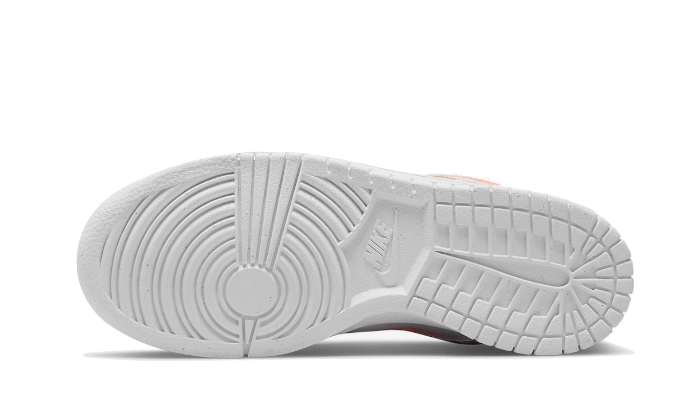Buty Nike Dunk Low 3D Swoosh White Grey - widok z przodu - Rozmiary EU
