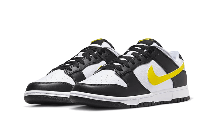Kup oryginalne Dunk Low Black Yellow White FQ2431-001 - widok z drugiego boku - Sneakersy