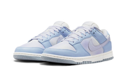 Kup oryginalne Dunk Low White Blue Airbrush FN0323-400 - widok z drugiego boku - Sneakersy