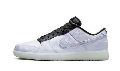 Nike Dunk Low CLOT Fragment White biało-niebieski - widok główny z boku | Saturaise.com