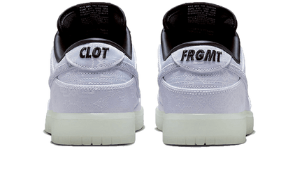 Buty Nike Dunk Low CLOT Fragment White - widok z przodu - Rozmiary EU