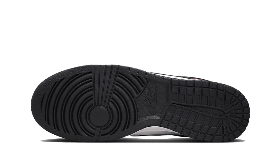 Buty Yeezy Dunk Low Dark Team Red Black - widok z przodu - Rozmiary EU