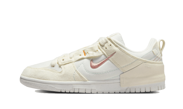 Nike Dunk Low Disrupt 2 Pale Ivory biały-beżowy - widok główny z boku | Saturaise.com