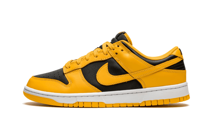Nike Dunk Low Goldenrod czarny-biały - widok główny z boku | Saturaise.com