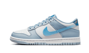 Nike Dunk Low Hologram biały-czerwony - widok główny z boku | Saturaise.com