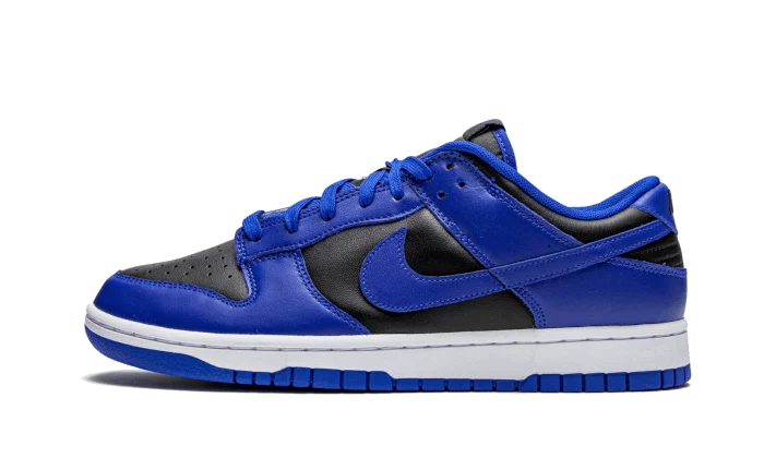 Nike Dunk Low Hyper Cobalt czarny-biały - widok główny z boku | Saturaise.com