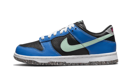 Nike Dunk Low Crater Light Photo Blue czarny-niebieski - widok główny z boku | Saturaise.com