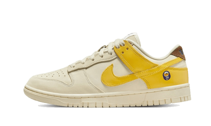 Yeezy Dunk Low Banana czerwony-żółty - widok główny z boku | Saturaise.com