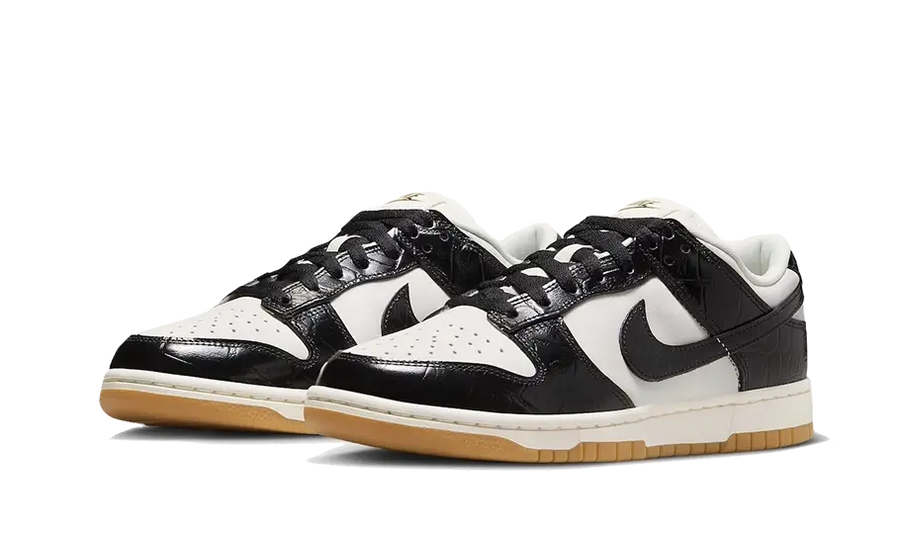 Kup oryginalne Dunk Low LX Black Croc FJ2260-003 - widok z drugiego boku - Sneakersy