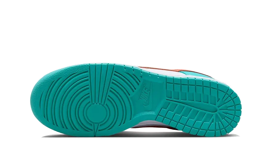 Buty Nike Dunk Low Miami Dolphins - widok z przodu - Rozmiary EU