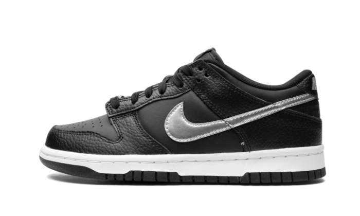 Nike Dunk Low NBA 75th Anniversary Spurs czarny-biały - widok główny z boku | Saturaise.com