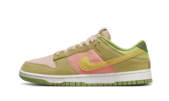Nike Dunk Low Next Nature Sun Club Arctic Orange zielony-pomarańczowy - widok główny z boku | Saturaise.com