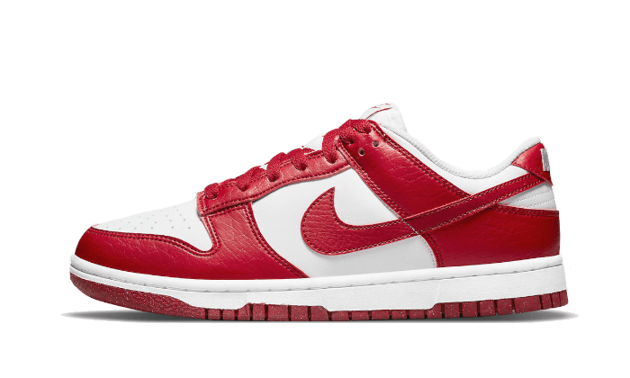 Yeezy Dunk Low Next Nature Gym Red czerwono-czarny - widok główny z boku | Saturaise.com