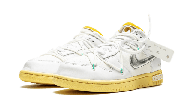 Dunk Low Off-White Lot 1 - Kup oryginalne Dunk Low Off-White Lot 1 DM1602-127 - widok z drugiego boku - Sneakersy