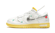 Nike Dunk Low Off-White Lot 1 biało-pomarańczowy - widok główny z boku | Saturaise.com