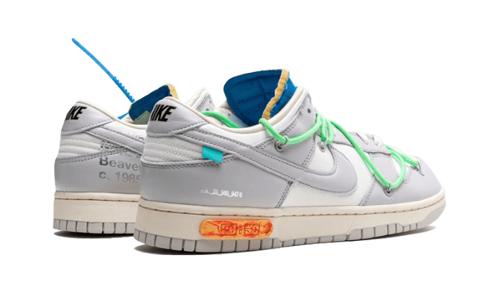 Buty Nike Dunk Low Off-White Lot 26 - widok z przodu - Rozmiary EU