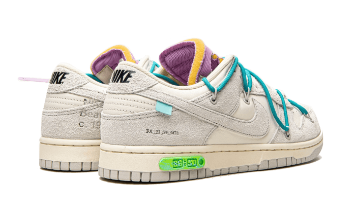 Buty Nike Dunk Low Off-White Lot 36 - widok z przodu - Rozmiary EU