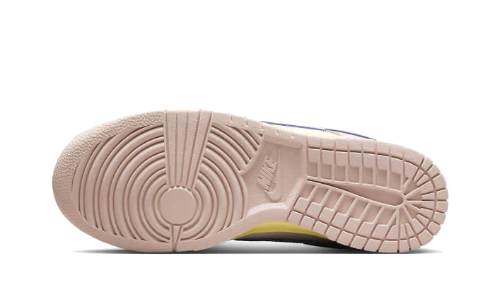 Buty Yeezy Dunk Low Pink Oxford White - widok z przodu - Rozmiary EU