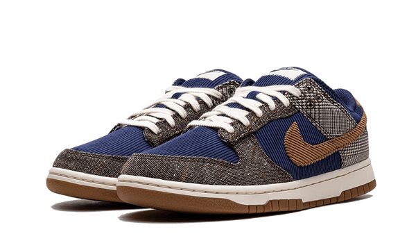 Dunk Low Premium Tweed Corduroy - Kup oryginalne Dunk Low Premium Tweed Corduroy FQ8746-410 - widok z drugiego boku - Sneakersy
