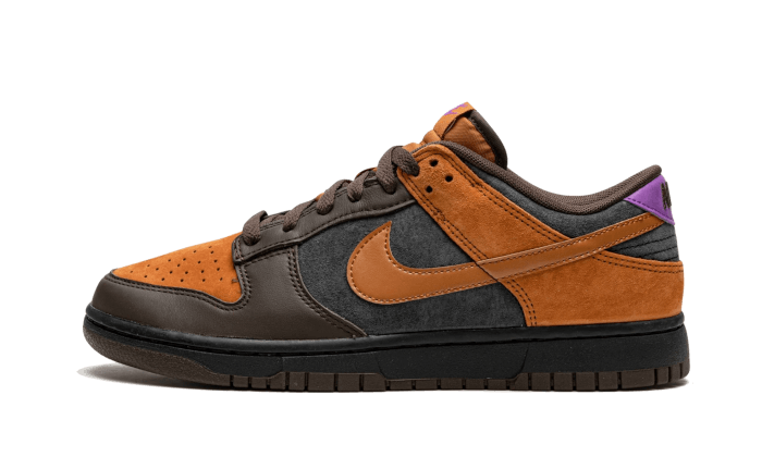 Nike Dunk Low PRM Cider czarny-brązowy - widok główny z boku | Saturaise.com