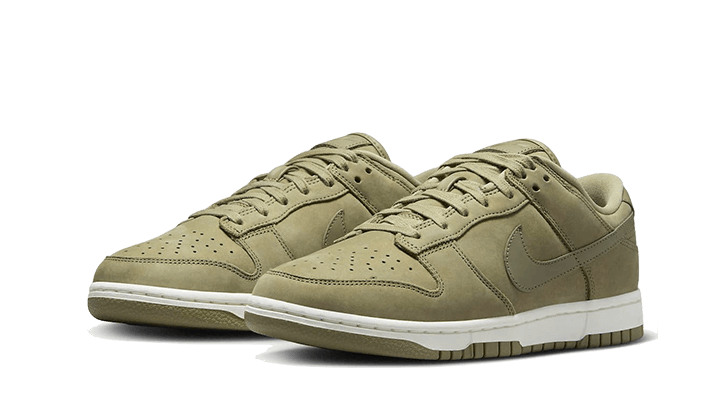 Kup oryginalne Dunk Low PRM Neutral Olive DV7415-200 - widok z drugiego boku - Sneakersy
