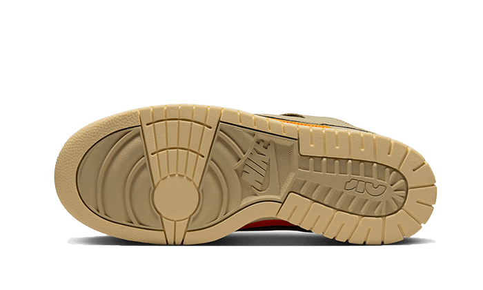 Buty Nike Dunk Low Remastered Medium Olive - widok z przodu - Rozmiary EU