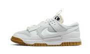 Nike Dunk Low Remastered White Gum biały-czerwony - widok główny z boku | Saturaise.com