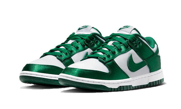 Kup oryginalne Dunk Low Satin Green DX5931-100 - widok z drugiego boku - Sneakersy