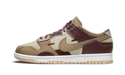 Yeezy Dunk Low Scrap Latte biały-brązowy - widok główny z boku | Saturaise.com