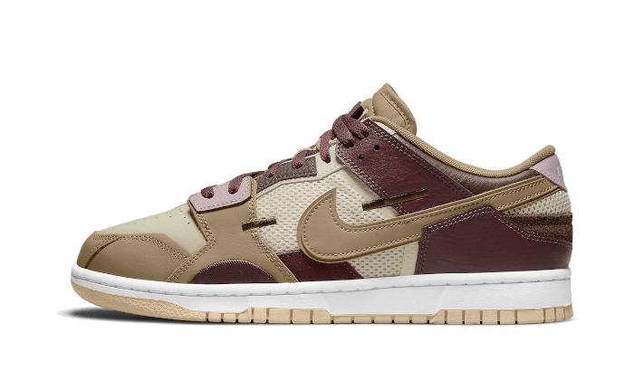Yeezy Dunk Low Scrap Latte biały-brązowy - widok główny z boku | Saturaise.com
