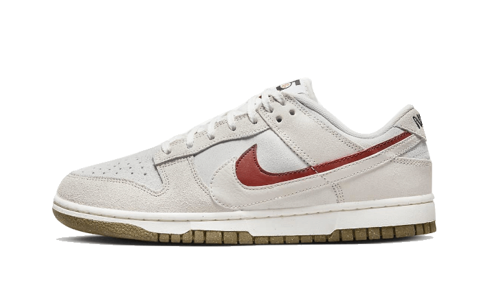 Nike Dunk Low SE 85 Cream biały-pomarańczowy - widok główny z boku | Saturaise.com
